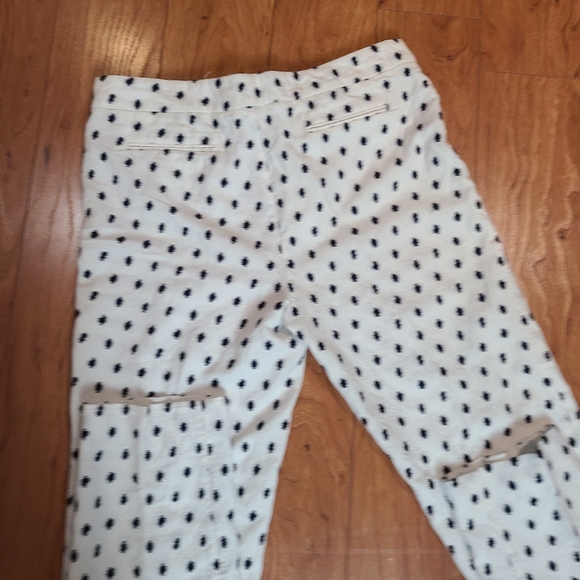 Anne Klein unlined linen cotton cropped pant - Picture 5 of 5